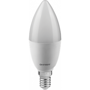 Лампа светодиодная 12вт OLL-C37-12-230-6.5K-E14-FR (ОНЛАЙТ) 90056