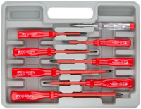 Набор отверток 7шт изол.1000V CrV+1индик (FIT) 56127