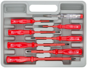 Набор отверток 7шт изол.1000V CrV+1индик (FIT) 56127