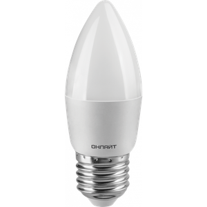 Лампа светодиодная 12вт OLL-C37-12-230-4K-E27-FR (ОНЛАЙТ) 90058