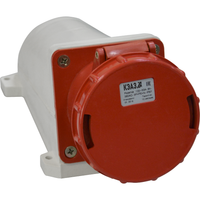 Розетка для монтажа на поверхность  135-63А-6h-380AC-3P+PE+N-IP67 (КЭАЗ) 241221
