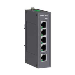 Промышленный неуправляемый коммутатор, 5х10/100Base-T(X) портов RJ45, 12-48В DC/18-30В AC, с резервированием (DKC) N1000-5T-P2