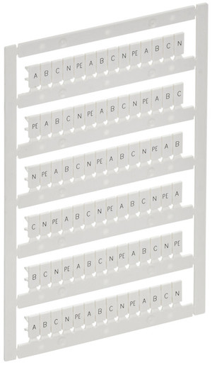ARMAFIX Маркер для CTS/CP 2,5мм2 с символами A B C N PE IEK (IEK) AF-CT10D-M-D25-21