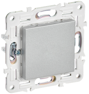 SKANDY Заглушка с суппортом SK-C01S серебряный IEK (IEK) SK-PL10-K23