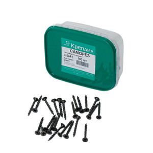 Саморез гипсокартон/дерево 3.5х41 100 шт (Крепдил) screw-gd-3.5x41-100
