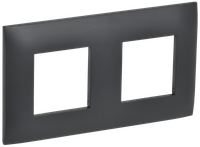 SKANDY Рамка 2-местная SK-F02T титан IEK (IEK) SK-M22-K48