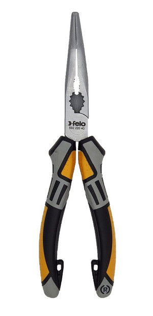 Длинногубцы угловые с резцом 205 мм (Felo) 59222040