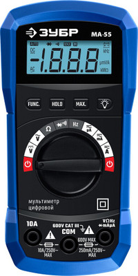 Мультиметр цифровой, МА-55 (ЗУБР) 59805