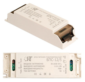 Блок питания стабилизированный БПС-12/5-SLT (SLT) 11026