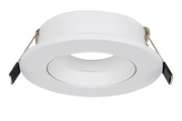 Светильник встраиваемый декоративный KL92 WH MR16/GU5.3 белый, пластиковый (MR16/GU5.3 в комплект не входит) (ЭРА) Б0054373