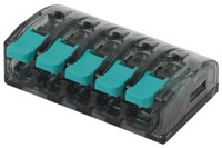 Клемма компактная серии 415 с рычагом, 5 отверстия, 0,5-4 мм2 NO-224-48 (ЭРА) Б0043966