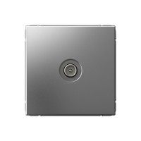 ARTGALLERY TV ТВ розетка оконечная 1DB, механизм, сталь (Systeme Electric) GAL000991