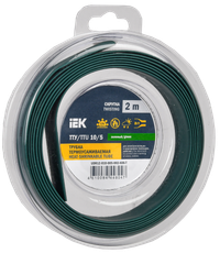 Трубка термоусадочная ТТУ нг-LS 10/5 зеленая (2м/упак) IEK (IEK) UDR12-010-005-002-K06-T
