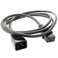 Кабель питания IEC 60320 С19 - IEC 60320 C20 - 0.5м (DKC) R5CORD9005