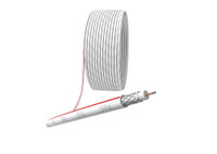 Кабель коаксиальный SAT 50 M75 Ом CCS/(оплётка Al 75%) PVC белый 100м SIMPLE (ЭРА) Б0044607