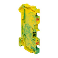 Клеммная колодка пружинная 4 Push-in земля (EKF) PIT-4-pe