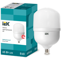 Лампа светодиодная HP 65Вт 230В 4000К E40 IEK (IEK) LLE-HP-65-230-40-E40