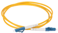 Патч-корд оптический соединительный для одномодового кабеля (SM) 9/125 (OS2) LC/UPC-LC/UPC одинарного исполнения (Simplex) LSZH 1м (ITK) FPC09-LCU-LCU-C1L-1M