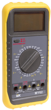 Мультиметр цифровой Professional MY62 (IEK) TMD-5S-062