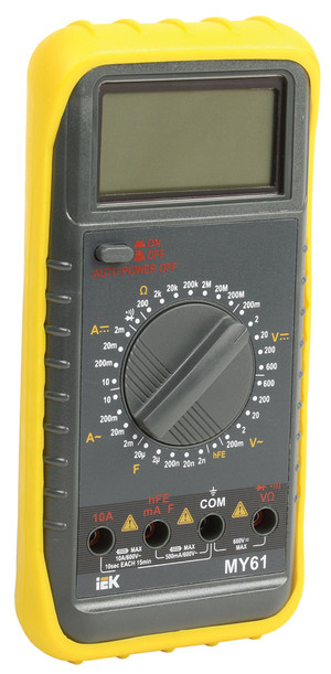 Мультиметр цифровой Professional MY61 (IEK) TMD-5S-061