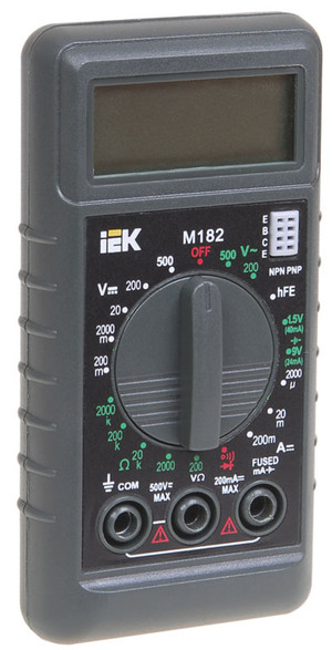Мультиметр цифровой Compact M182 (IEK) TMD-1S-182