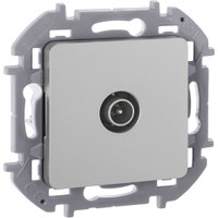 Розетка TV проходная алюминий INSPIRIA (IEK) 673862