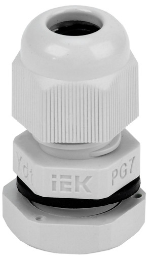 Сальник PG7 диаметр кабеля 5-6мм IP54 (IEK) YSA20-06-07-54-K41