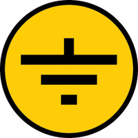 Знак безопасности Заземление 30х30 (IEK) YPC20-ZAZEM-1-096