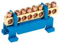 Шина N ноль на DIN-изоляторах тип Стойка ШНИ-6х9-8-С-С (IEK) YNN10-69-8P-K07