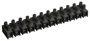 Зажим винтовой ЗВИ-3 1.0-2.5мм.кв. 12пар не поддерживающий горения черный (IEK) UZV5-003-04