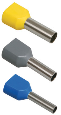 Наконечник штыревой НШвИ 2х0.75-10 белый НГИ2 (100шт) (IEK) UTE10-D2-1-100