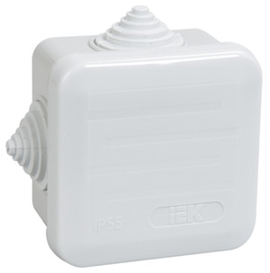 Коробка распределительная  КМ41236 70х70х40мм IP44 для наружного монтажа (IEK) UKOZ11-070-070-040-K41-44