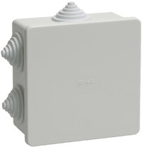 Коробка распределительная 85х85х40 IP44 КМ41235 (IEK) uko11-085-085-040-k41-44
