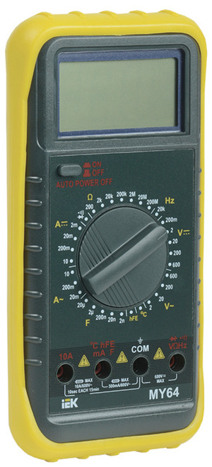 Мультиметр цифровой Professional MY64 (IEK) TMD-5S-064