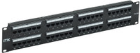 Патч-панель кат. 5е UTP 48 портов Dual IDC слайд лейбл 2U (ITK) PP48-2UC5EU-D05L
