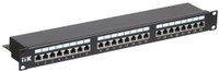 Патч-панель 1 юнит кат.5Е STP 24 порта (IDC Dual) (ITK) PP24-1UC5ES-D05