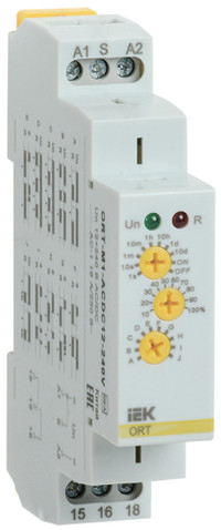 Реле времени ORT многофункц. 1 конт. 12-240 В AC/DC (ONI) ORT-M1-ACDC12-240V