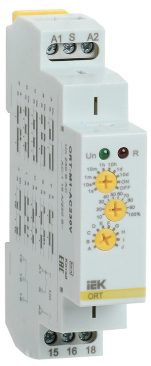 Реле времени ORT многофункц. 1 конт. 230 В AС (ONI) ORT-M1-AC230V