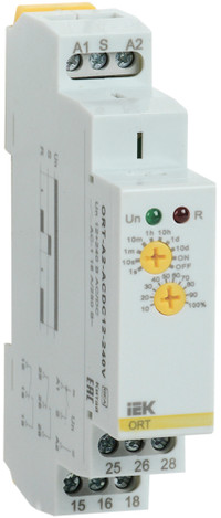 Реле задержки включения ORT. 2 конт. 12-240 В AС/DC (ONI) ORT-A2-ACDC12-240V
