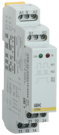 Реле импульсное ORM. 2 конт. 12-240 В AC/DC (ONI) ORM-02-ACDC12-240V