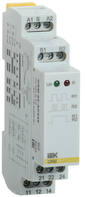 Реле импульсное ORM. 2 конт. 230 В AC (ONI) ORM-02-AC230