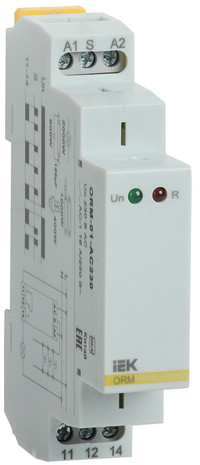 Реле импульсное ORM. 1 конт. 230 В AC (ONI) ORM-01-AC230