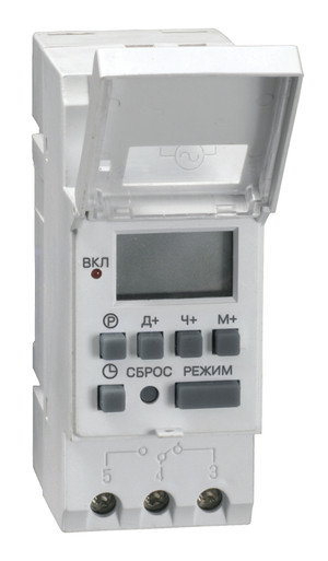 Таймер цифровой ТЭ15 16А 230V на DIN-рейку (IEK) MTA10-16