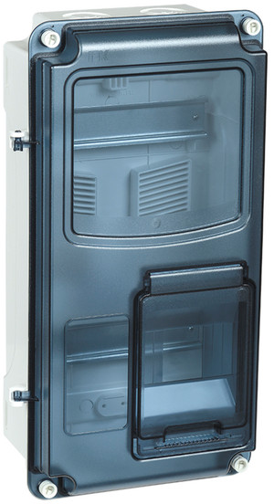 Корпус пластиковый ЩУРн-П 1/8 IP66 PC (IEK) MSP1-N-08-55