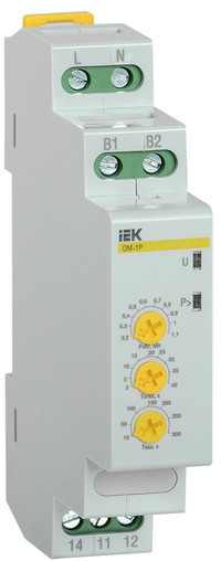 Ограничитель мощности ОМ-1P 8А 230В (IEK) MOM10-1-008