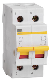Выключатель нагрузки 2п ВН-32 63А (IEK) MNV10-2-063