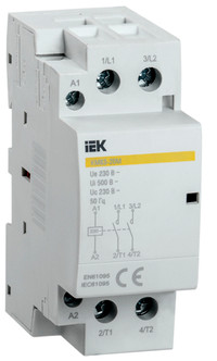 Контактор модульный КМ63-20М AC (IEK) MKK11-63-20