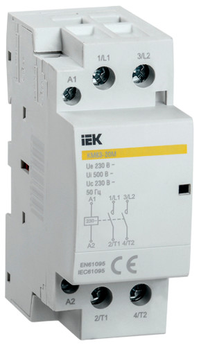 Контактор модульный КМ63-20М AC (IEK) MKK11-63-20