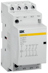 Контактор модульный КМ20-40М AC (IEK) MKK11-20-40