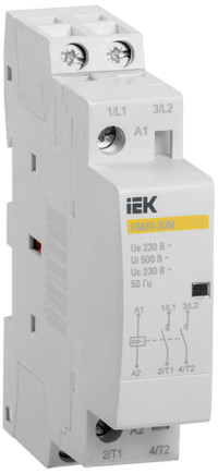 Контактор модульный КМ20-20М AC (IEK) MKK11-20-20